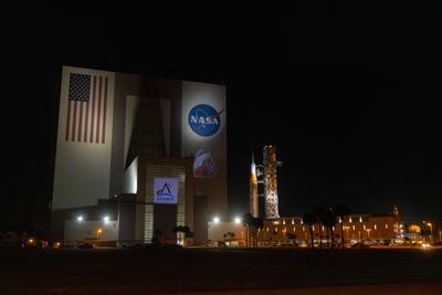 Launch rollout from the VAB